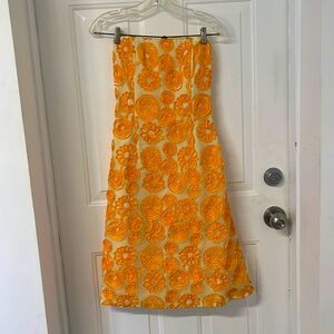 NWOT came from the KOEL collection. Strapless side zipper.